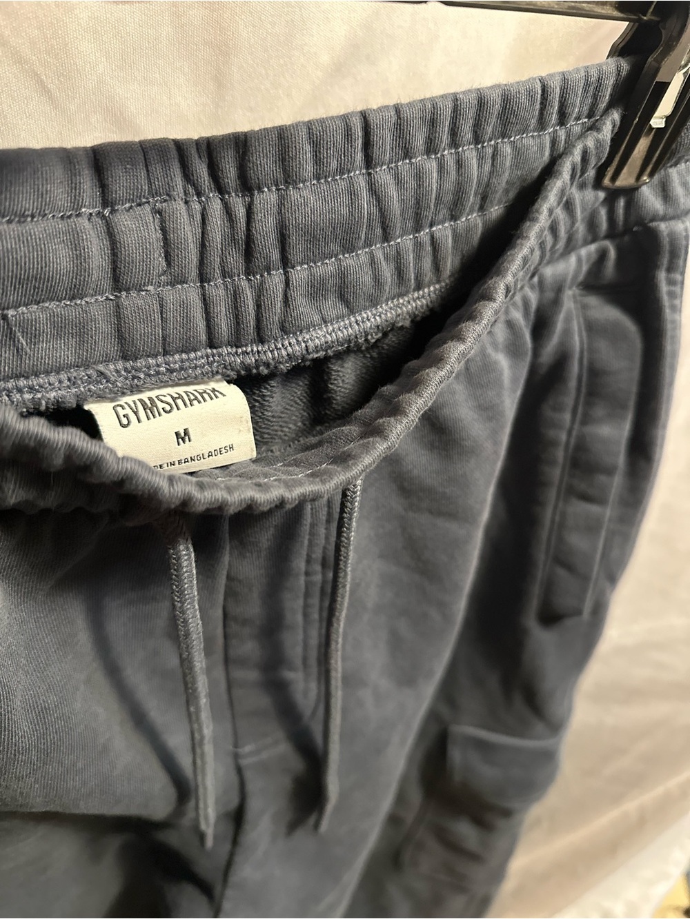 Gymshark Charcoal Gray Drawstring Joggers